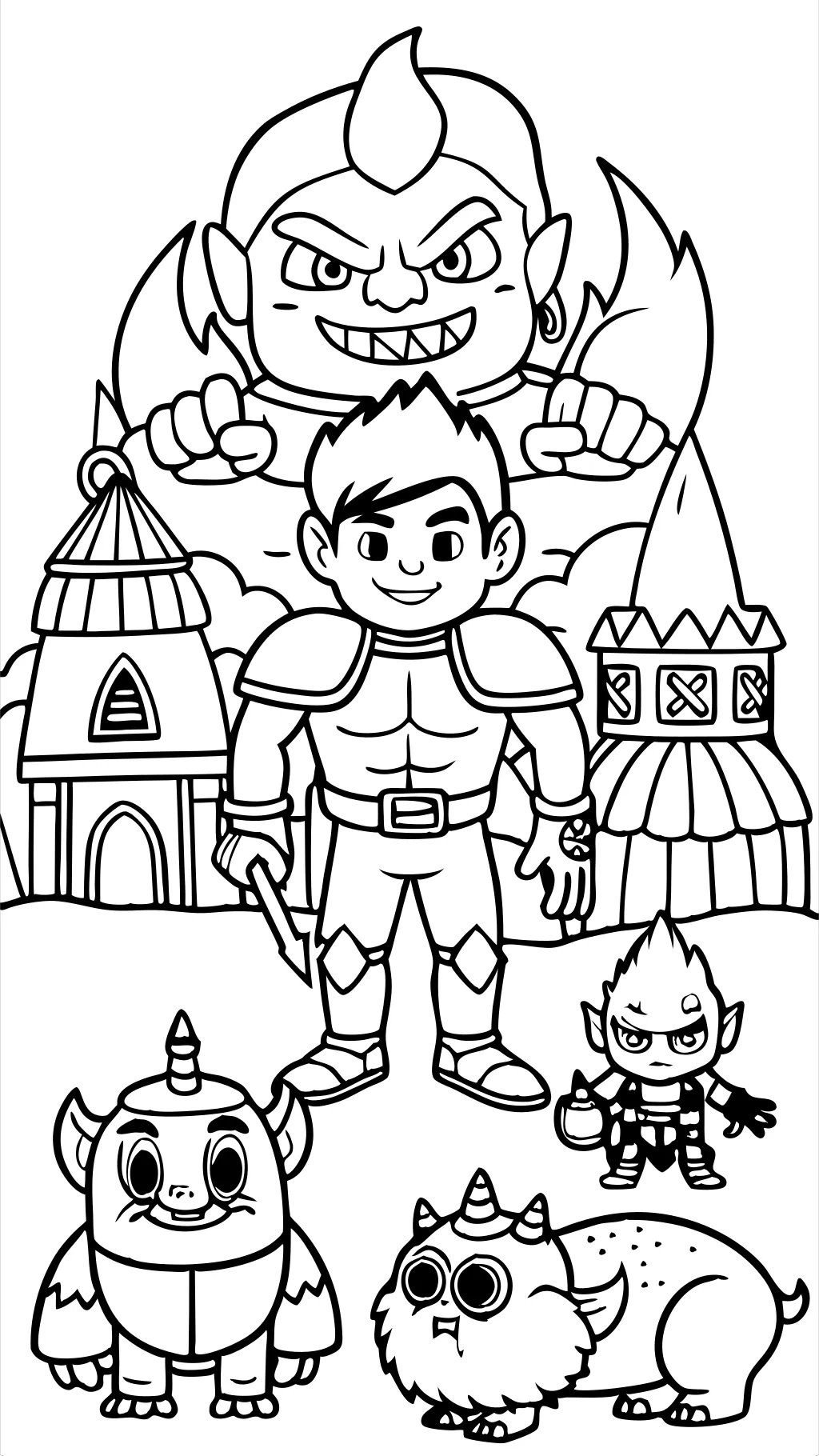 trollhunters coloring pages